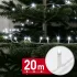 Phenom 20 m fényfüzér, 400 LED, hidegfehér, átlátszó kábellel