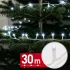 Phenom 30 m fényfüzér, 600 LED, hidegfehér, átlátszó kábellel