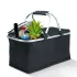 Bewello thermo összecsukható bevásárlókosár 21 L 49 x 28 x 25 cm fekete