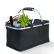 Bewello thermo összecsukható bevásárlókosár 21 L 49 x 28 x 25 cm fekete