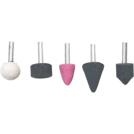   EXTOL CRAFT köszörűkő klt. fúrógéphez; 5db, 6mm tengely, bliszter