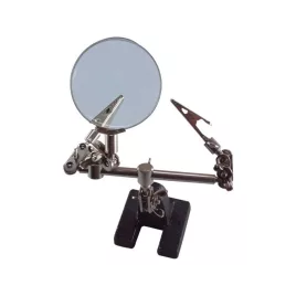   EXTOL CRAFT nagyító csipesszel (2db csipesz), talppal, nagyító átmérője 60mm, 8x nagyítás