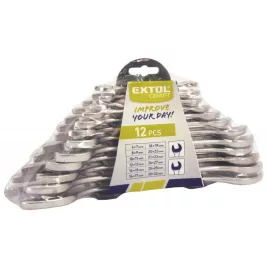   EXTOL CRAFT villáskulcs klt., W.S., műanyag tartóban; 12db, 6-32mm