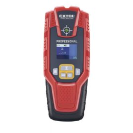   EXTOL PREMIUM digitális detektor, rejtett fém (vas, réz, alu) és fa tárgyak, illetve feszültség alatti vezeték keresésére, LCD k