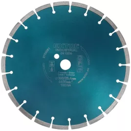  EXTOL INDUSTRIAL gyémántvágó BETON-ra, ipari korong, szegmenses; 350×25,4mm, száraz és vizes vágásra