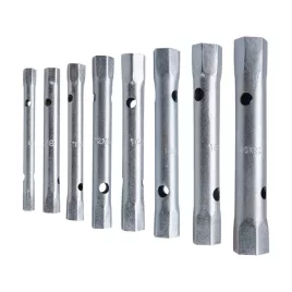   EXTOL PREMIUM csőkulcs klt., 10db (8 csőkulcs+2 hajtóvas), CrV., 6-22mm (6×7;8×9;10×11;12×13;14×15; 16×17;18×19;20×22)