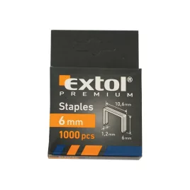  EXTOL PREMIUM tűzőgépkapocs profi (10,6×0,52×1,2mm) ; 14mm, 1000db