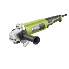   EXTOL CRAFT sarokcsiszológép 1200W 125mm tárcsaátmérő 11.000 1/min, bekapcsolásvédelem, papír doboz, 2,1kg