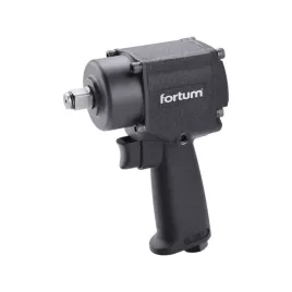   FORTUM légkulcs, 1/2', 610Nm, (Twin Hammer); 10.000 1/min, 170l/min, 6,3 Bar, 1/4' tömlőcsatlakozó, 1,4kg