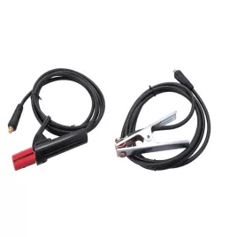   EXTOL INDUSTRIAL munkakábel elektródafogóval + földelőkábel csipesszel, 8796012 inverterhez, 200 A, 3 m, 25 mm2, MMA hegesztéshe