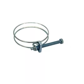   dupla drótbilincs 040mm, állítható, 1,5'-os spirál merevítésű szívócsőhöz