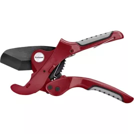   FORTUM műanyagcső vágóolló, max.: 42mm, (PVC, PPR, PP, PE, PEX, PB, PVDF csövekhez), ALU test, teflon bevonatú, háromszög penge