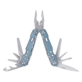   EXTOL PREMIUM multifunkciós rozsdamentes szerszám, kombinált fogóval+ késpengével, 3Cr13, 11 funk teljes/összecsukott hossz.:165