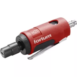   FORTUM pneumatikus furatköszörű, 125 mm hossz.,1/4'; (6 és 3 mm befogás), 25.000 1/min, 127 l/min, 6,3 Bar, 1/4' csatl., 0,36kg