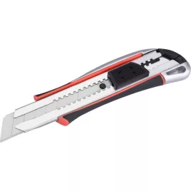   EXTOL PREMIUM tapétavágó kés, autolock, fémházas, 25mm, fémházas, gumírozott, pótpenge: 9126, 8855093