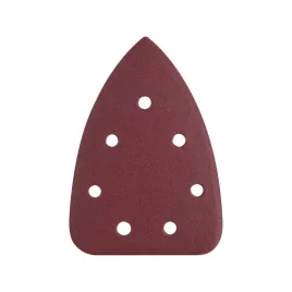   EXTOL PREMIUM delta csiszolópapír, lyukas klt. 10db, 100×140 mm; 7 db lyukkal, P100, 8891844 csiszológéphez