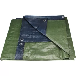   EXTOL PREMIUM takaróponyva, vízálló, de nem UV álló; 150g/nm, 4×6m névleges méret, valós méret: 3,9×5,85 m, PE, lefűző lyukakkal