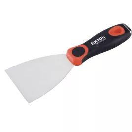   EXTOL PREMIUM spakli, üthető; 12,5 cm, inox, két komponenses műanyag nyél (tisztító)