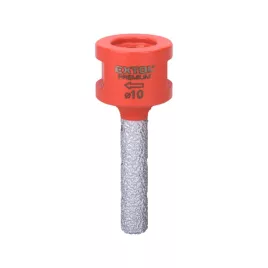   EXTOL PREMIUM lyukmaró (lyuktágító/ujjmaró) kerámiára és csempére, gyémánt vágóél; 10mm × M14, sarokcsiszolóba fogható