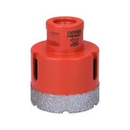   EXTOL PREMIUM körkivágó csempére, gyémánt vágóél; 53mm × M14, sarokcsiszolóba fogható