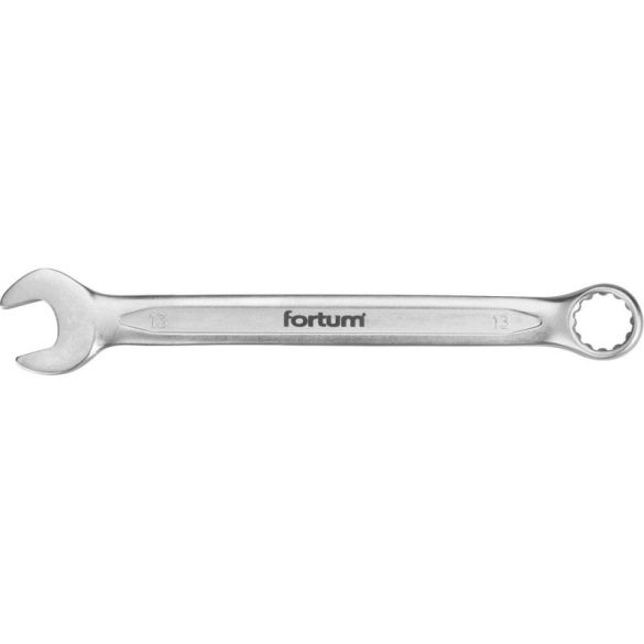 FORTUM csillag-villás kulcs, 61CrV5 mattkróm; 21mm FORTUM