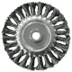 EXTOL CRAFT sodort drótcsiszoló körkefe sarokcsiszolóra, M14×2, 115mm, 11000 ford/perc