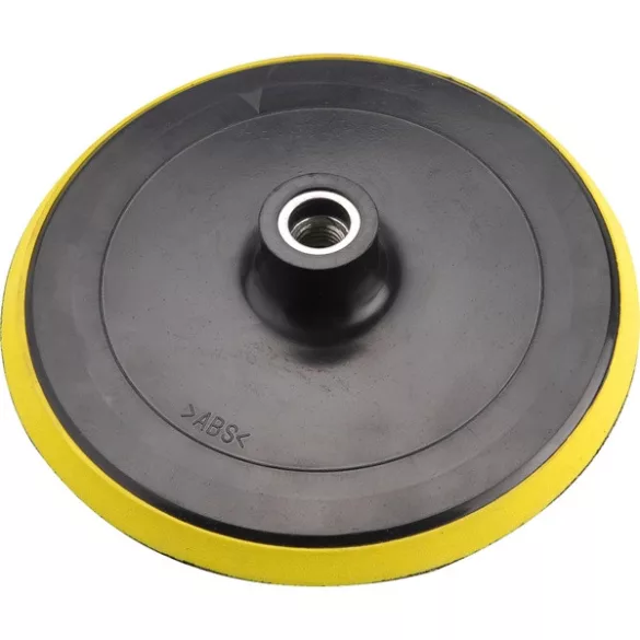 EXTOL PREMIUM tartalék gumitalp sarok-polírozógéphez, tépőzáras, 180mm, M14, max. 8500 ford/perc