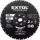 EXTOL PREMIUM keményfémlapkás fűrészlap 125×20×16mm 38T fémre és fára 8893020 vágógéphez
