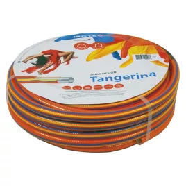   Tangerina 3 rétegű csavarodásmentes locsolótömlő 1" 25m narancs/citrom/kék 370g/m