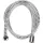 VIKING PVC zuhanytömlő 1,5m ezüst/szürke