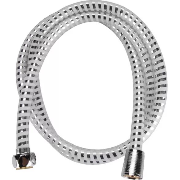 VIKING PVC zuhanytömlő 1,5m ezüst/szürke