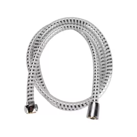 VIKING PVC zuhanytömlő ezüst/fekete 1,5m