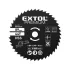 EXTOL PREMIUM HSS körfűrészlap 89mm 44T mini körfűrészhez, műanyaghoz, puhafémhez, gipszkartonhoz