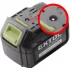 EXTOL CRAFT tartalék akku régebbi típusú 402440 Li-ion töltőhöz, 18V 1500mAh, 2 saru+1 tüske