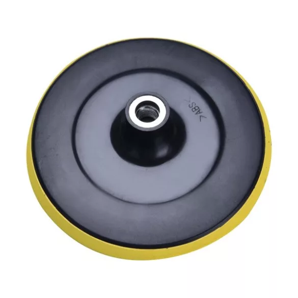 EXTOL INDUSTRIAL tépőzáras tartalék gumitalp polírozógéphez 180mm M14 8500 ford/perc