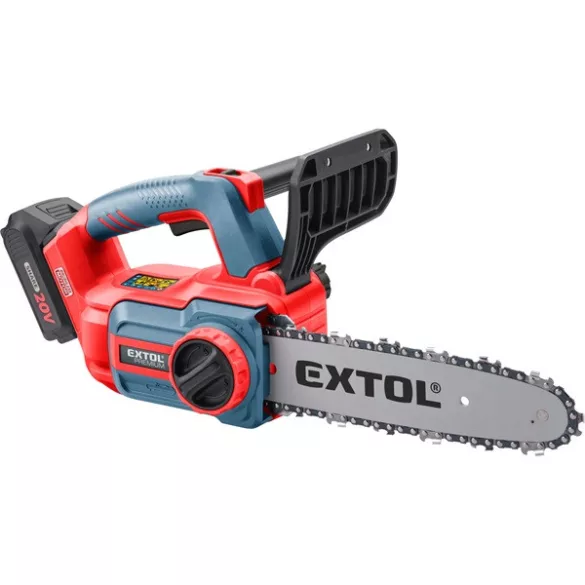 EXTOL PREMIUM Share20V akkus láncfűrészgép, Li-ion, 20V, 305 mm
