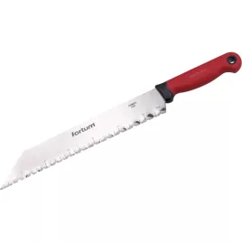   FORTUM üveggyapot vágókés, rozsdamentes acél penge, 480/340mm, 1,5mm