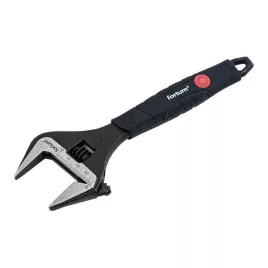   FORTUM állítható villáskulcs 200mm/8", 0-40mm nyílás, CrV, foszfátozott, gumírozott markolat