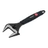 FORTUM állítható villáskulcs 200mm/8", 0-40mm nyílás, CrV, foszfátozott, gumírozott markolat