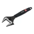 FORTUM állítható villáskulcs 200mm/8", 0-40mm nyílás, CrV, foszfátozott, gumírozott markolat
