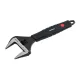 FORTUM garancia állítható villáskulcs 250mm/10", 0-50mm nyílás, CrV, gumírozott markolat