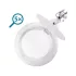 EXTOL LIGHT asztali LED nagyítós lámpa, fehér, 10 W, 81 LED, 1000 Lm, 5× nagyítás