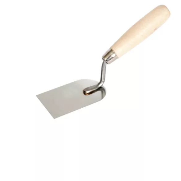 EXTOL CRAFT rozsdamentes stukkó simító bükkfa fogantyúval, 100mm
