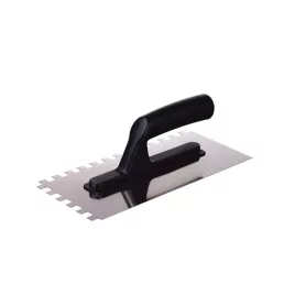   EXTOL CRAFT rozsdamentes glettelőkanál 270×128×80mm, 8×8mm, műanyag nyél