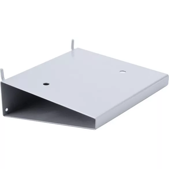 PROMO perforált hátlapba szúrható tartópolc elektromos gépekhez 150×150 mm