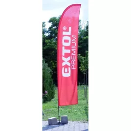   PROMO kültéri strandzászló 3,9m-es rúdhoz, csak zászló, talp és árbóc nélkül