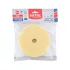 EXTOL PREMIUM tépőzáras polírkorong erős polírozáshoz T80 150×25mm 22 mm sárga