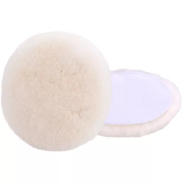 EXTOL PREMIUM báránybőr polírkorong, 180 mm, tépőzáras