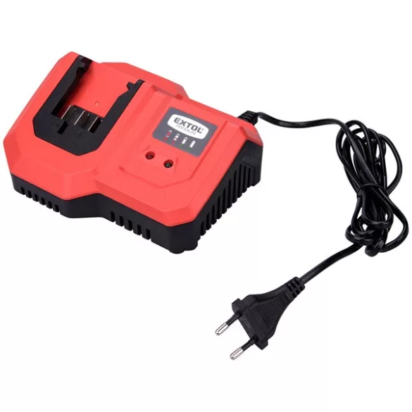 EXTOL PREMIUM Garden20V akkutöltő 20V, 4,5A 8895782 és 8895780 akkuhoz