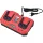 EXTOL PREMIUM Garden20V dupla akkutöltő 20V, 2×2,4A 8895780 és 8895782 akkuhoz